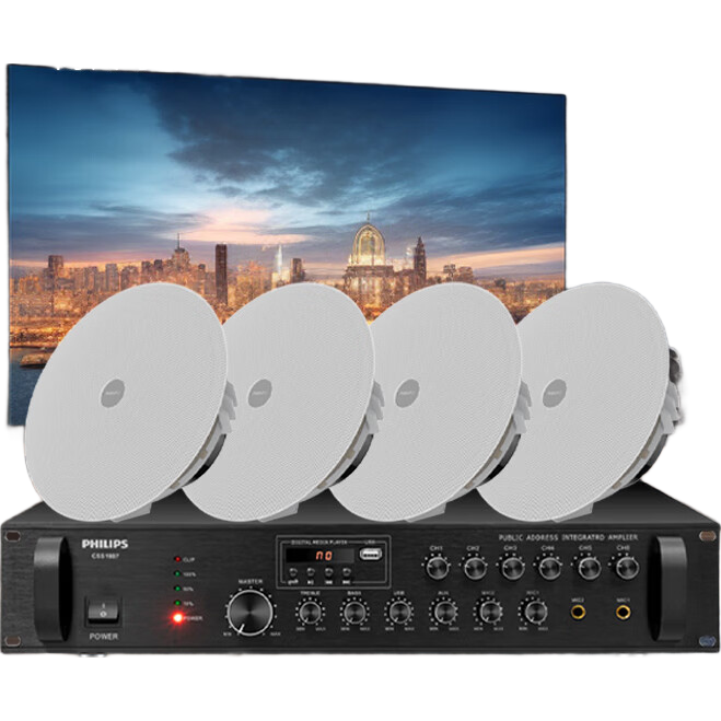 �����֣�PHILIPS���ٷ��콢����Ʒ�������ְ�װ�������ר��ϵͳ��װ�����㲥ϵͳ������������Ƕ��ʽ��ͬ�����ȡ� CSS1000/93-06T-6Ӣ����������-1�� 139.18Ԫ