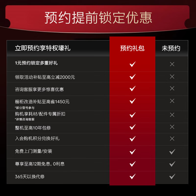 1元预约锁定黑珍珠十字冰箱C3首发专属权益/ 享礼惠3.8专属权益/预约其他重磅新品首发权益 （虚拟发货） 1元预约【礼惠3.8 专属特权】