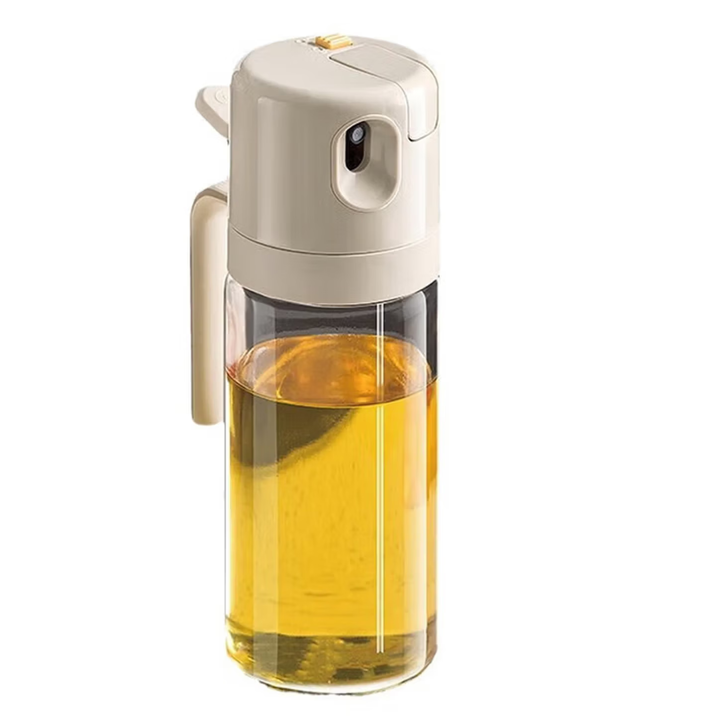 喷倒一体两用油壶自动开盖喷油壶不挂油家用油瓶定量倒油喷油瓶 一个