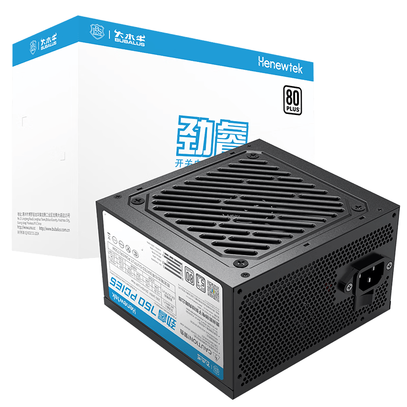 ��ˮţ��BUBALUS���750W ���750̨ʽ���Ե�Դ(80PLUS����/֧���Կ�5070/ԭ��PCIE5.1/����ͭ������/����ʽPFC) 159Ԫ