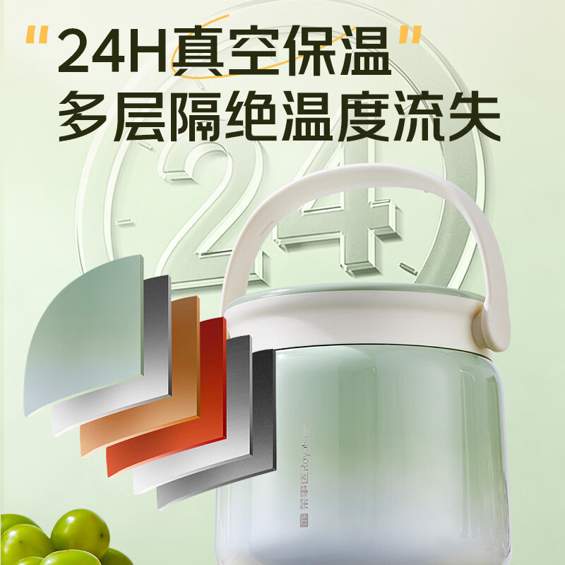 荣事达316长效保温提锅薄荷绿