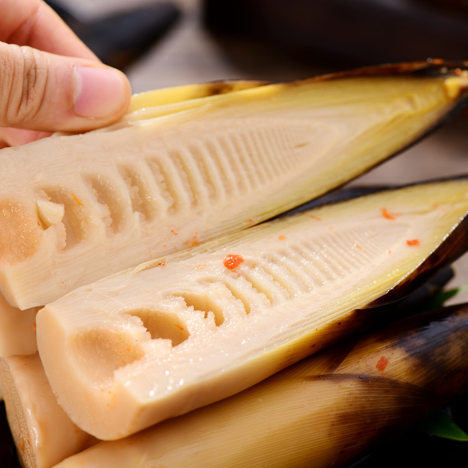 夷山夷水网红香辣味手剥笋开袋即食260gX5包 原味5包