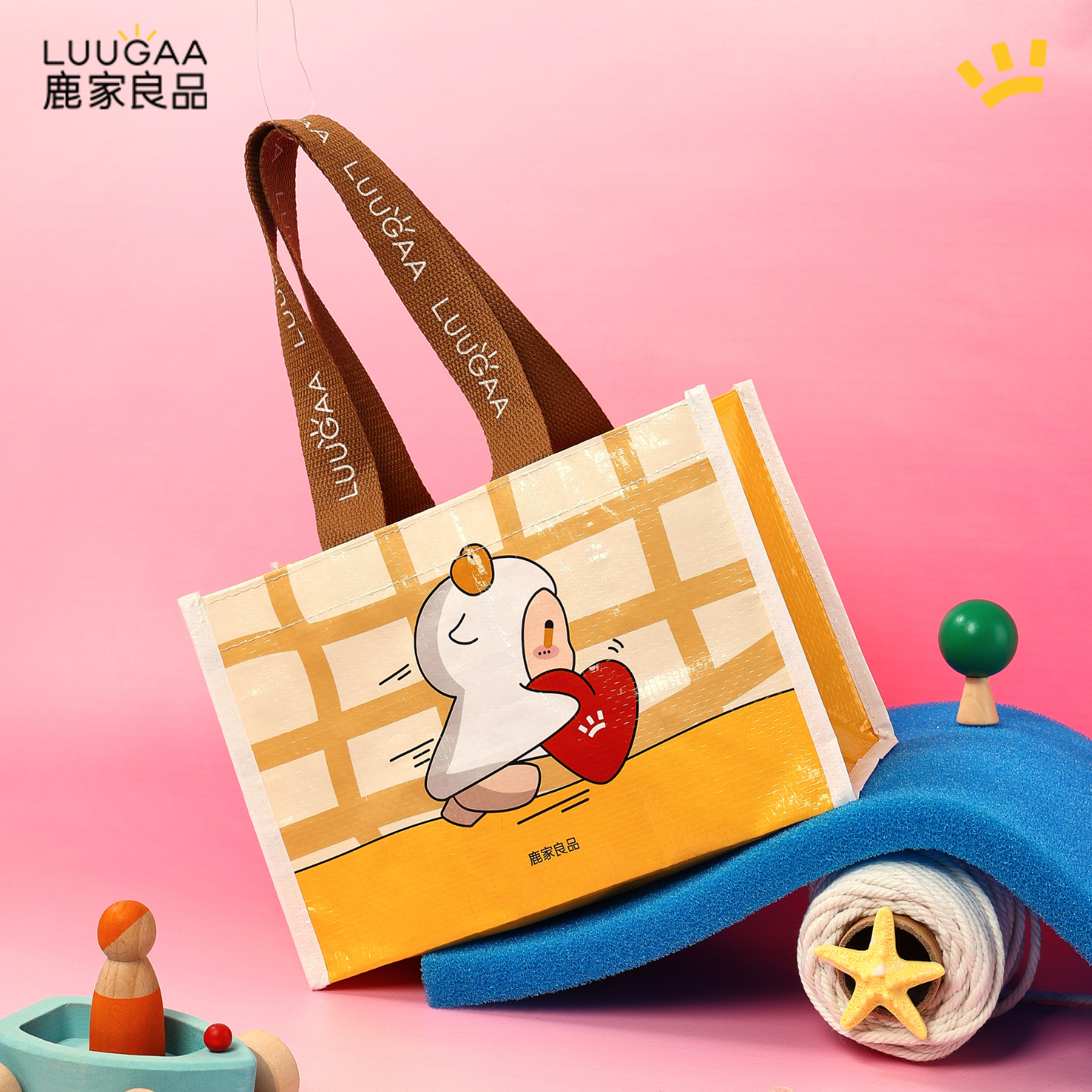 鹿家良品（LUUGAA）鹿西西登陆编织袋 鹿西西登陆编织袋*1个