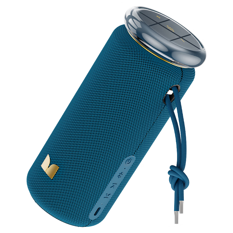 魔声（Monster）M19旗舰款 蓝牙音响 便携音箱 户外防水 高保真音响 声学小钢炮 低音炮 登山秋游款 蓝色【限定晶冠流光演奏家-串联】