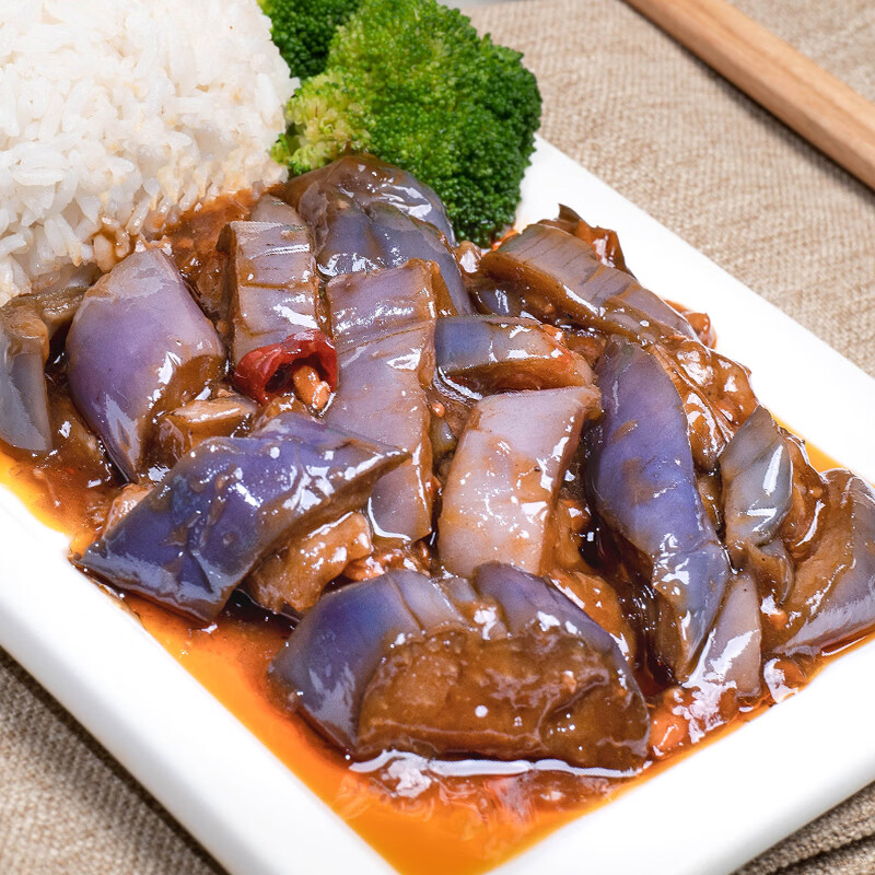 粮农星厨肉末茄子10包料理包外卖商家用速食盖浇饭快餐预制菜肴包小碗菜 肉末茄子【200g*10包】
