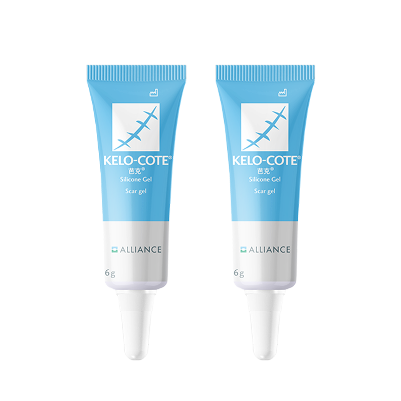 芭克kelocote官方硅凝膠疤克巴克去疤祛疤膏醫(yī)美修復(fù)改善疤痕硅酮凝膠 6g*2【便攜裝】
