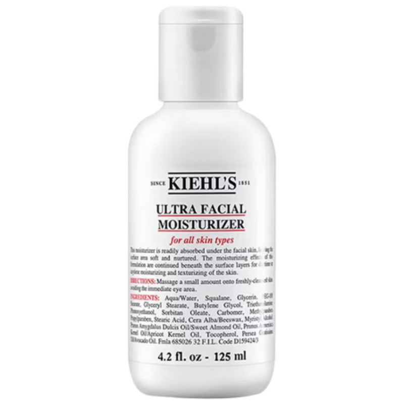 科颜氏(Kiehl's)高保湿乳液125ml温和深层补水锁水舒缓润肤抗皱紧致修复