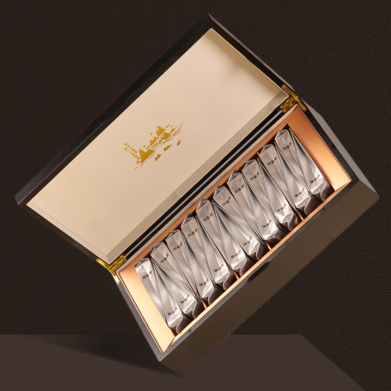 瑞锦成 福建白茶 建阳漳墩白茶 高山贡眉小白茶泡袋礼盒装厂家散茶批发 高山水仙白木盒 5g*20包