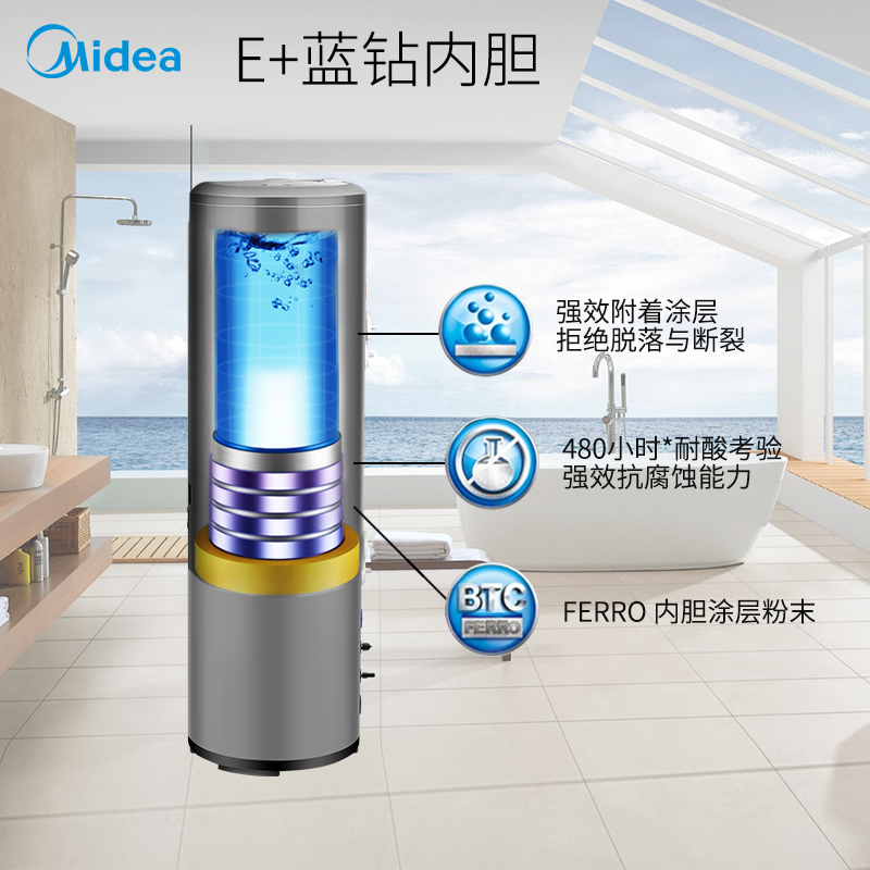 美的Midea空气能热水器这款热水器是须要连空调的吗？