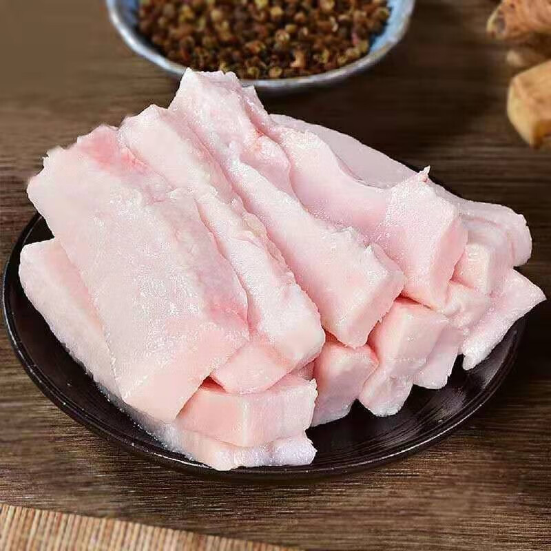 苏墨猪肥膘肉3斤5斤 新鲜冷冻去皮农家土猪猪脊膘生猪肉厚肥肉 3斤