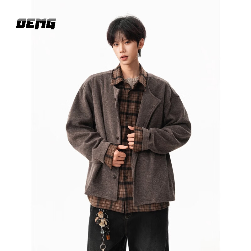 ���ڲ�����OEMG  ��Ǯ����������ƿ���ë����ʿ�ﶬ����Ƹ�ƴ����֯���������� ��ɫ 2XL [����130-150��] 162Ԫ