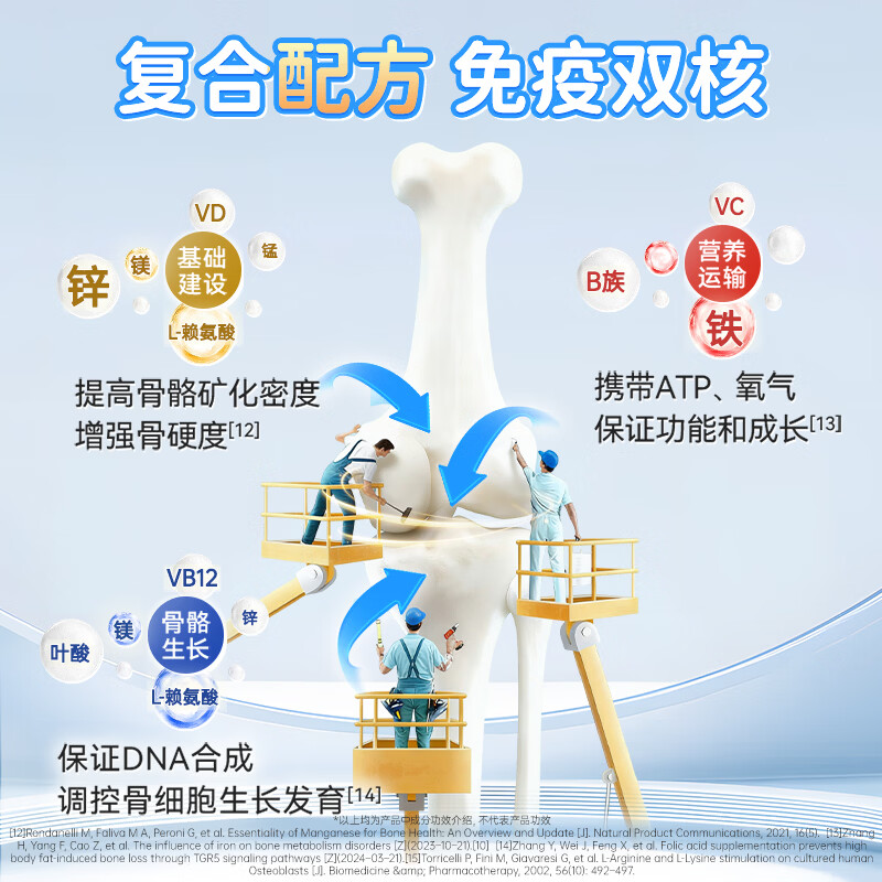 双心（Doppel herz）德国儿童赖氨酸成长复合维生素营养液3-18岁儿童青少年长高 【德国儿童成长严选】 150ml*1瓶