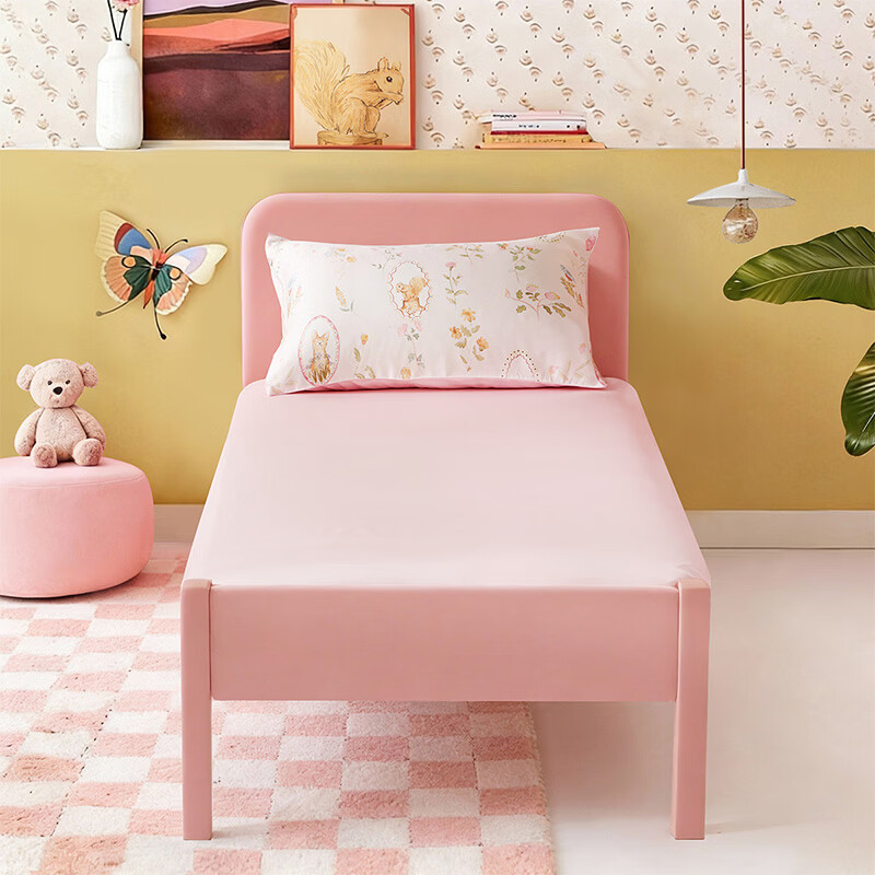 水星家纺野趣夏日画框天丝印花床笠 野趣夏日画框天丝印花床笠 120cm*195cm