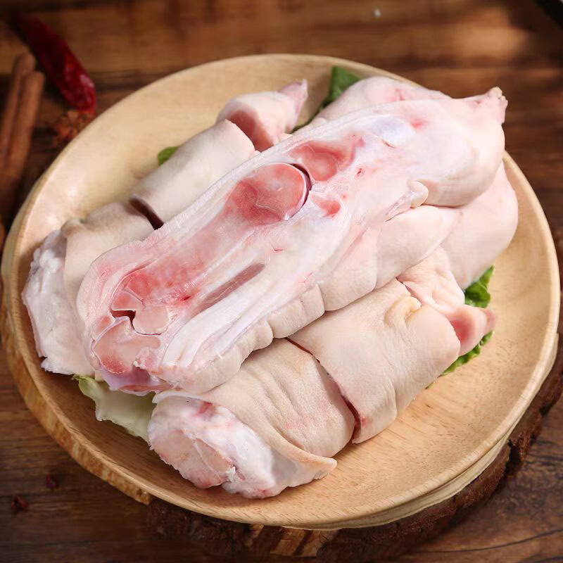 邻荣农家散养带筋土猪生猪猪蹄蹄子新鲜猪脚现杀前蹄冷冻年货 猪蹄块*净重4斤
