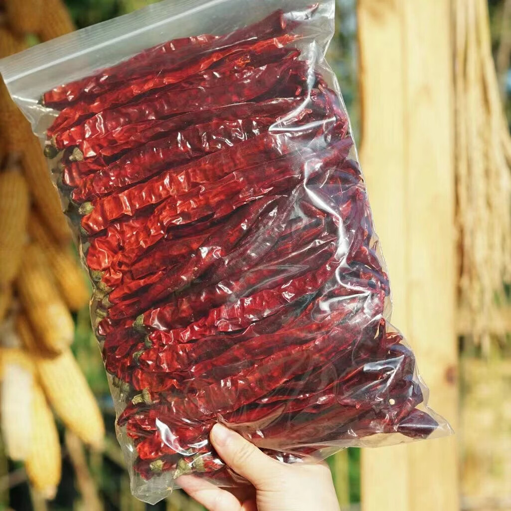 新疆特产二荆条辣皮子干辣椒微辣特香而不辣农家晾晒 1000g【根根精选】实惠 【微辣爆香】