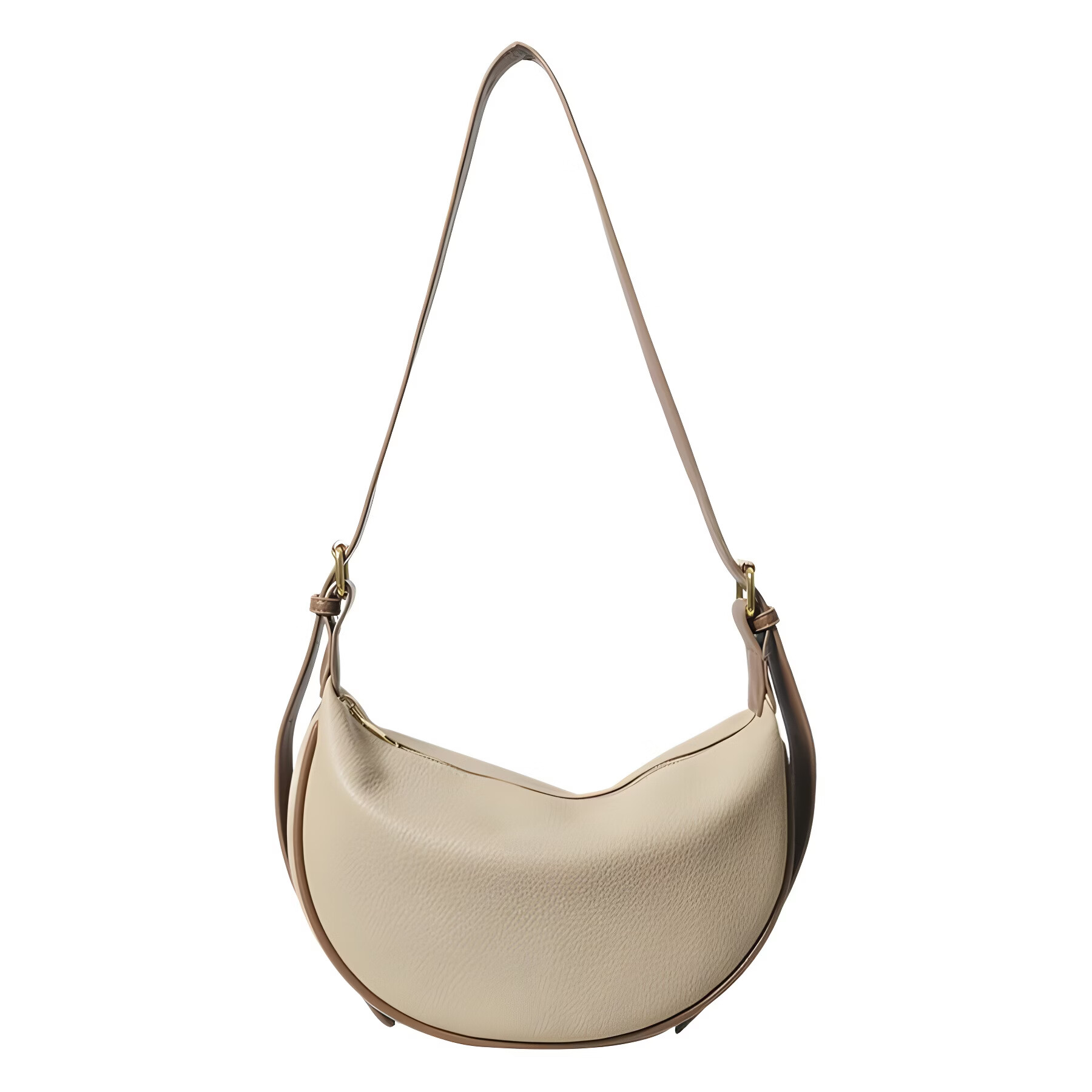 【厂家直供】软皮大容量腋下包包女2025新款休闲百搭单肩斜挎包复 黑色