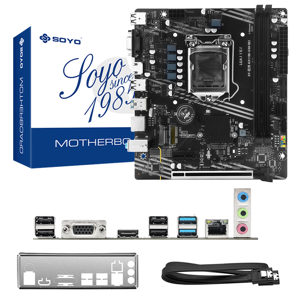 梅捷 SY-狂龙 H311M-V3H(Intel 100/LGA 1151) 图 6