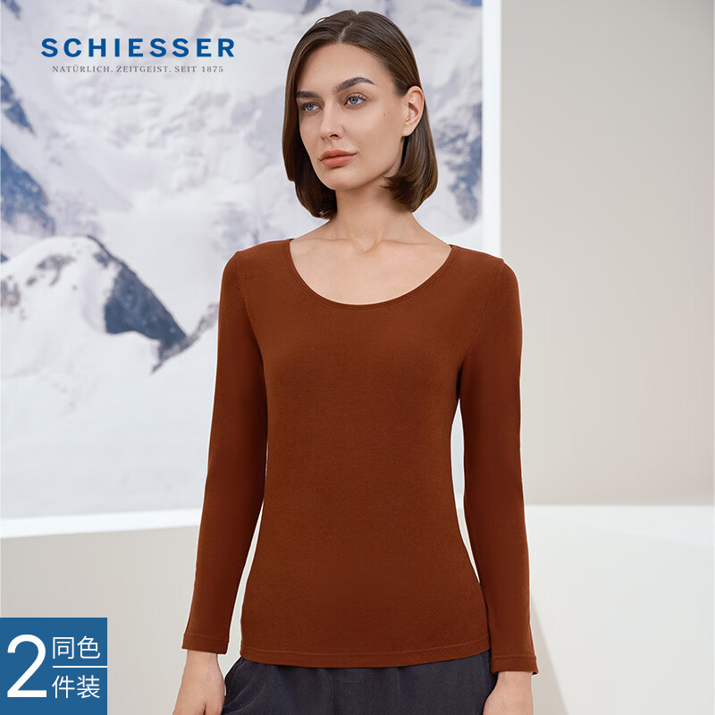 ���ţ�Schiesser�����¿���Ů��ů����������ϵ����֯��ů�������¡�����װ����� E0/23905Q�Ⱥ� ŮʿԲ�� L