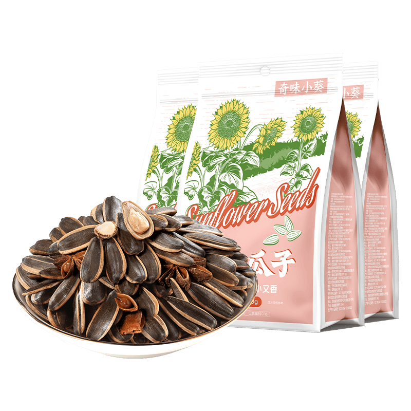 MAOKE五香瓜子400g*3袋毛嗑奇味小葵花籽休闲坚果炒货零食