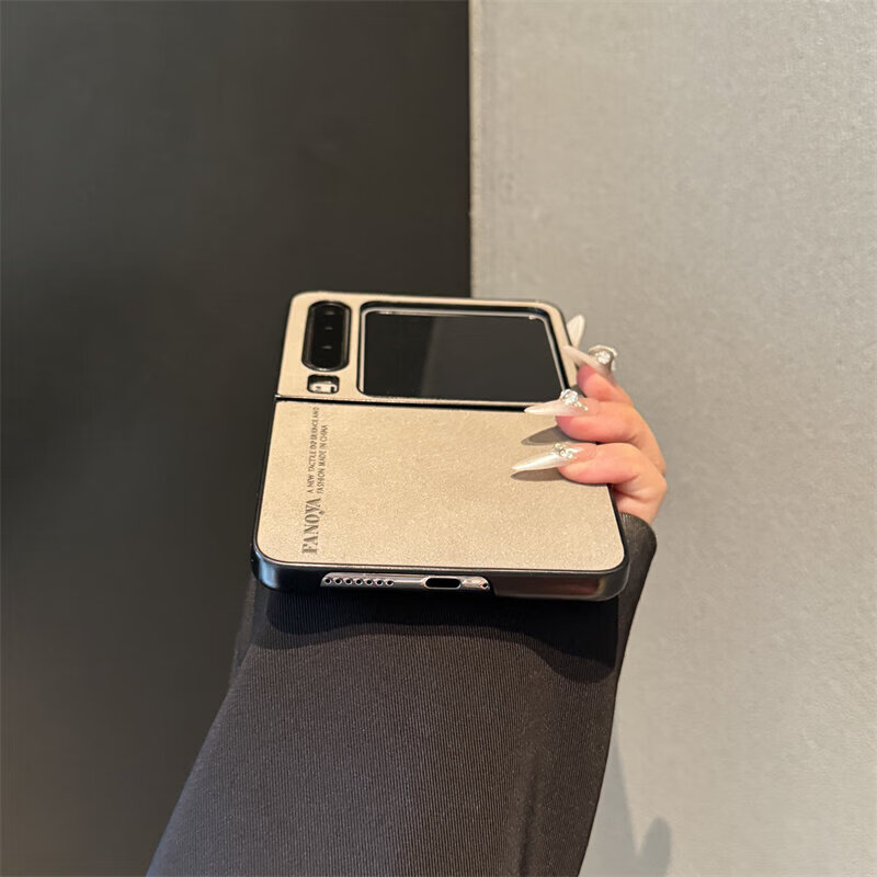 适用华为purax手机壳超薄小羊皮PuraX典藏版阔折叠屏全包p50宝盒pocketS简约男女pocket2防摔外壳 【蓝色】磨砂肤感小羊皮 华为p50pocket