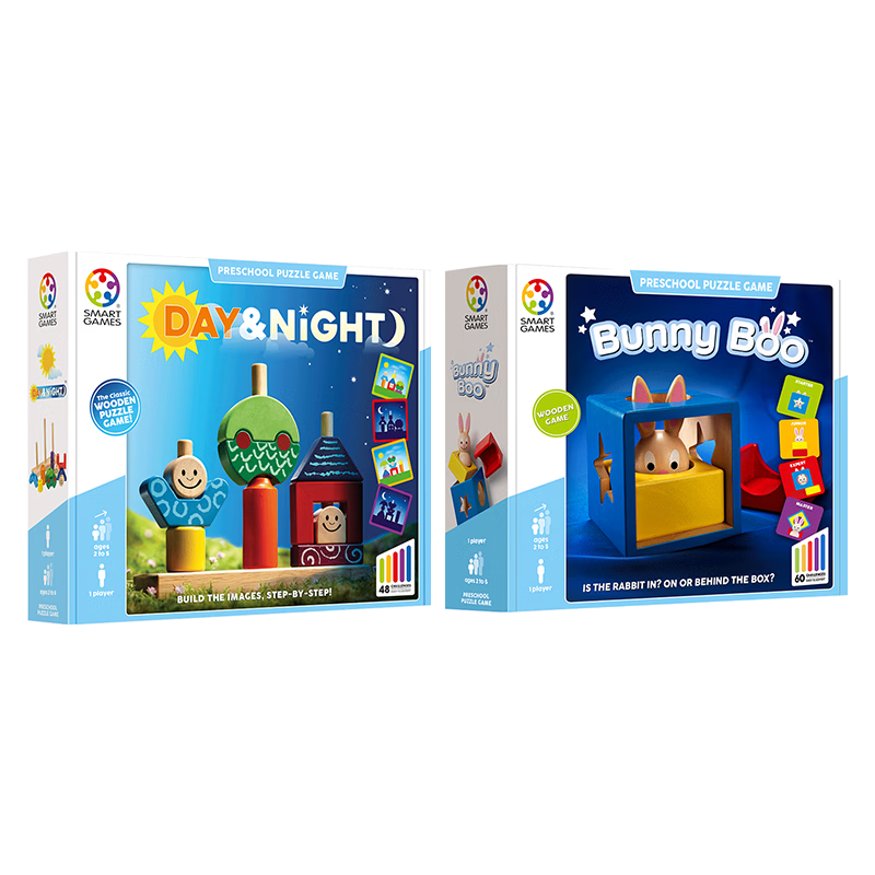 SMART GAMES���������װ ��ͯ�����������������ν̾� ������������ 2��+ ��װ1 (�ñ���+����ҹ) 377Ԫ