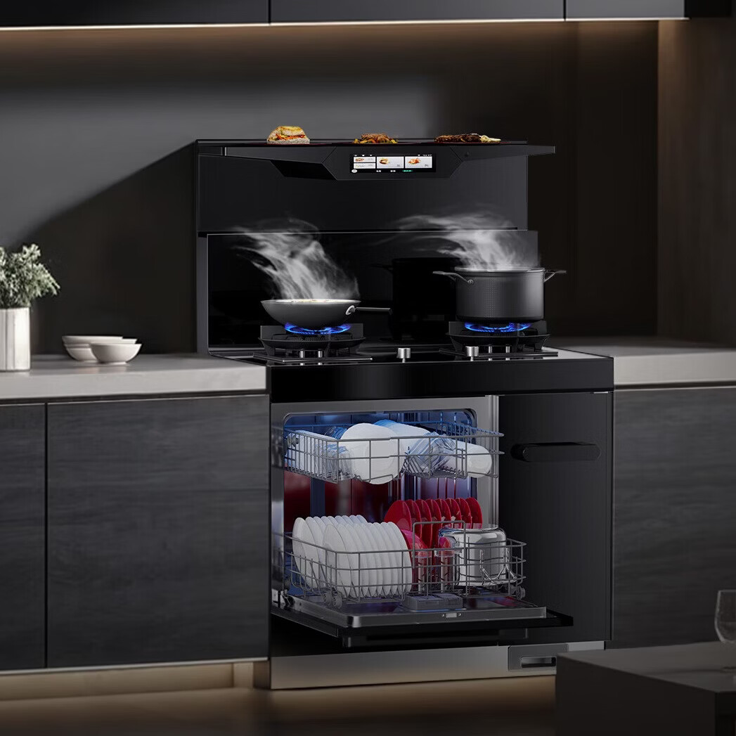 西屋集成灶烟灶消一体式13套洗碗机集成洗碗机 JJZT-S7MAX 集成灶13套洗碗机 左排烟 天然气12T