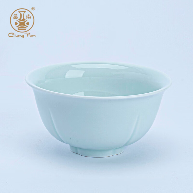 昌南景德镇陶瓷面碗家用创意中式青瓷碗乔迁礼物套装高级感6英寸饭碗 事事如意6寸面碗（买五送一）