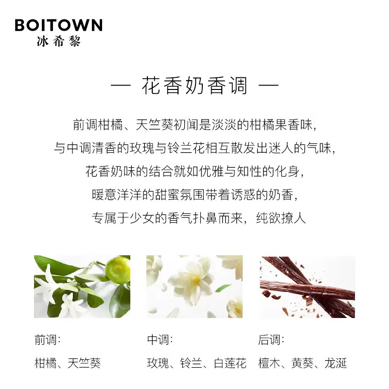 冰希黎（Boitown）【店铺爆款】幻彩鎏金女士香水淡香留香520礼物生日送老婆女友 【520礼物】告白气球礼盒60ml