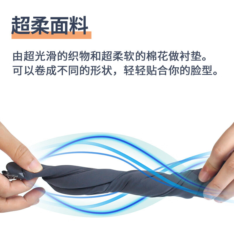 娫冰凉感超轻薄冰丝透气眼罩睡眠遮光夏天夏季眼睛罩午休午睡男女 超薄冰丝眼罩 超薄冰丝