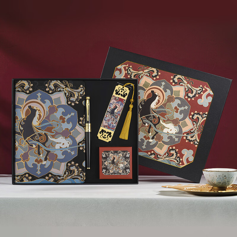 DUKE公爵2026马踏祥云套装红色5气氛款铱金笔钢笔墨水笔自用书写送人自用书写顺滑可用墨囊 天马赐福(敦煌黑色) 京东折扣/优惠券