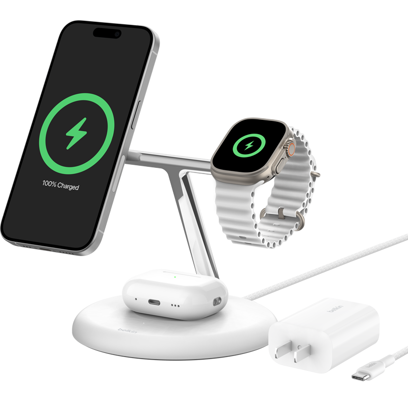 BELKINƻһ߳ Qi2֤MagSafe֧ ƻֻ15W ֱ WIZ023