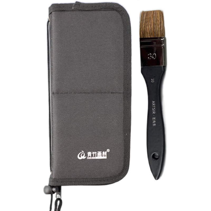 青竹畫材(CHINJOO)丙烯畫筆套裝油畫筆排筆美術(shù)生專用尼龍筆刷色彩丙烯油畫顏料畫畫繪畫初學(xué)者學(xué)生刷子工具全套 丙烯畫筆10支