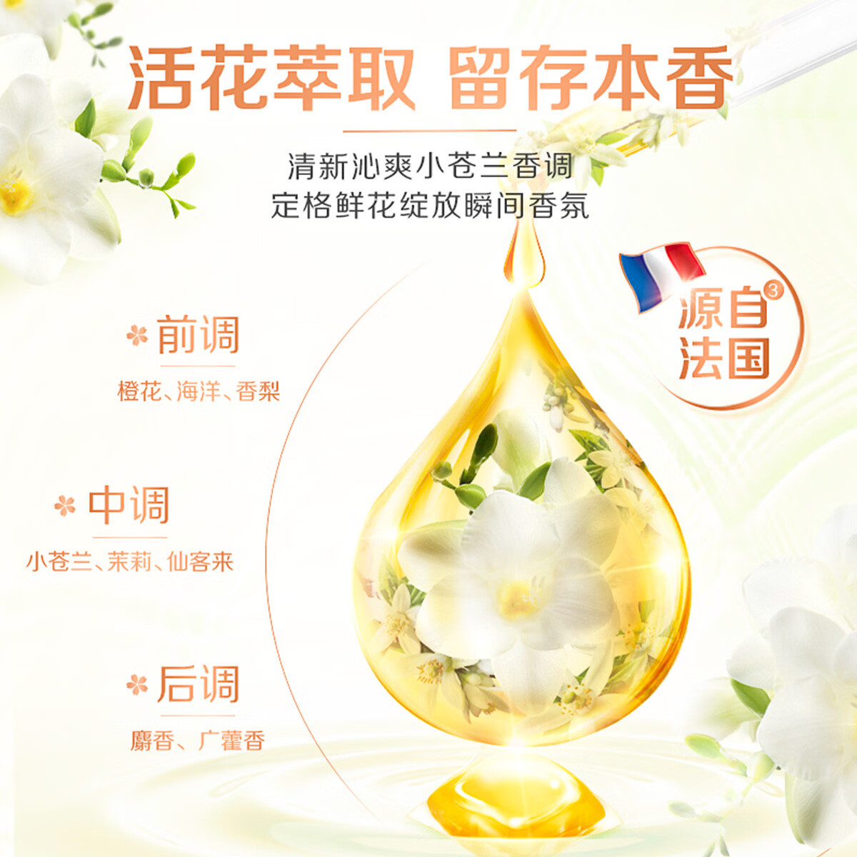 立白浓缩除菌苍兰樱花洗衣凝珠10倍洁净速溶去污抑菌除螨持久留香 苍兰珠208颗