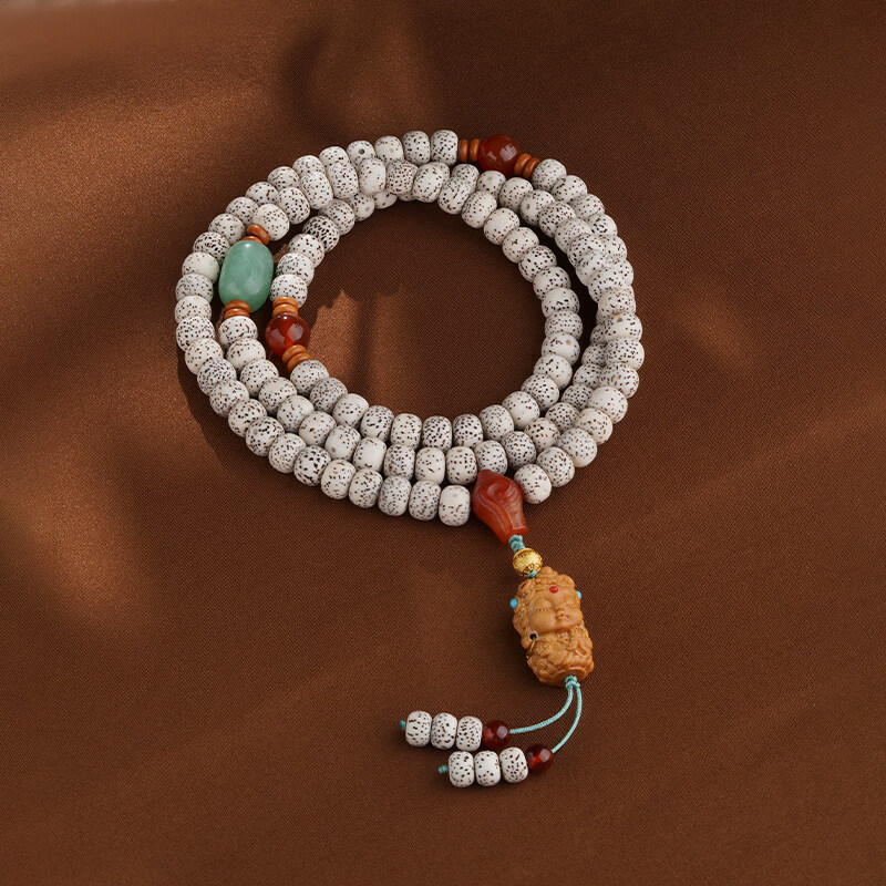 何佳功布达拉星月菩提手串108颗菩提子文玩佛珠手持盘玩男女项炼珠串 星野阔 星月菩提珠串 京东折扣/优惠券