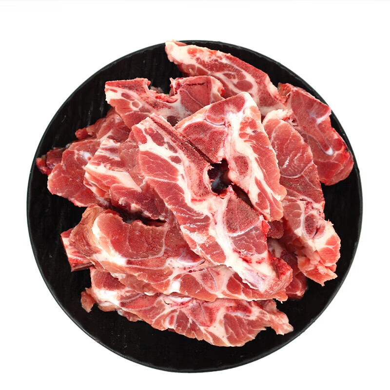 邻荣 精选蝎子现杀梅花肉猪满肉新鲜脖骨多肉脊骨排骨原切火锅年货 梅花骨到手5斤装