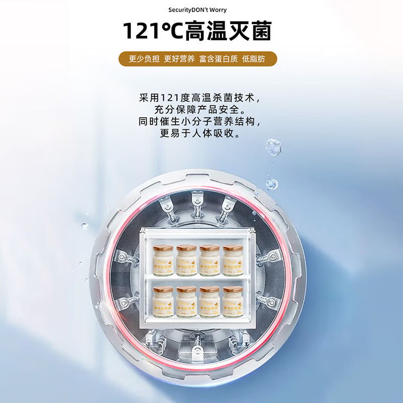 鲜珥家燕窝花胶礼盒即食银耳胶原蛋白孕妇代餐鱼胶羹进口燕窝送长辈礼盒 水牛奶燕窝 75g*8瓶 【礼盒装】