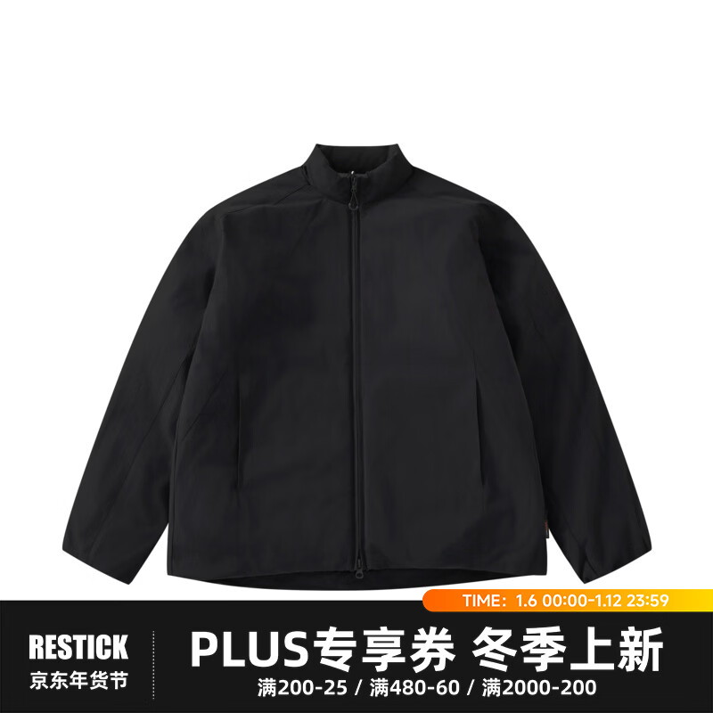 RESTICK【班班TW】CORDURA133GSM金标P棉防寒棉服外套PrimaLoft棉衣冬季 黑色-133GSM金标P棉 抗寒-10℃ 更保暖 XL