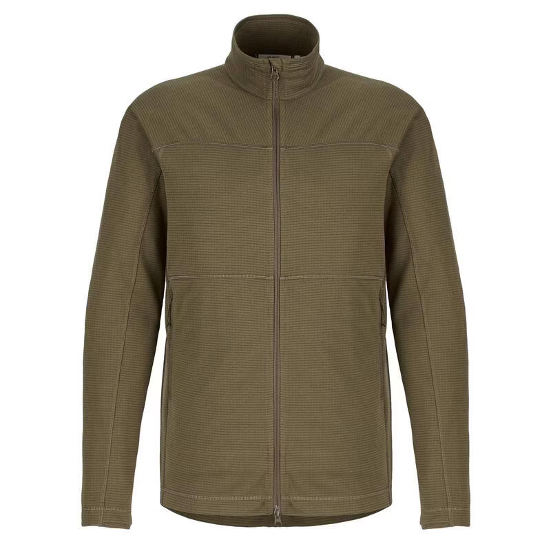 北极狐（FJALLRAVEN）男士抓绒衣保暖透气快干户外夹克立领长袖保暖外套 GREEN M