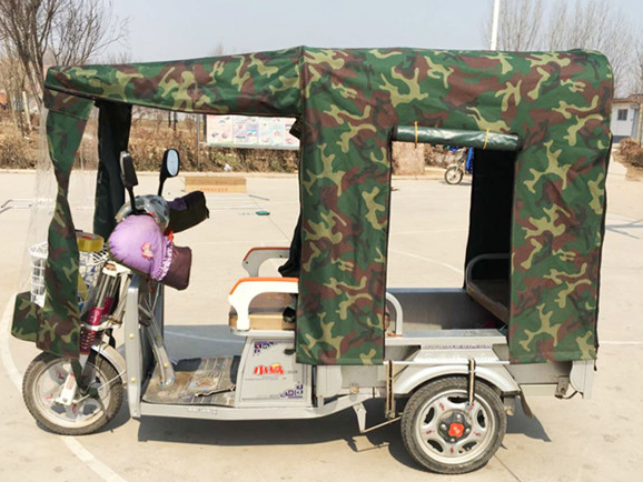 恬女神  折叠休闲电动三轮车车棚雨棚挡风防寒加厚棚布老年电动车