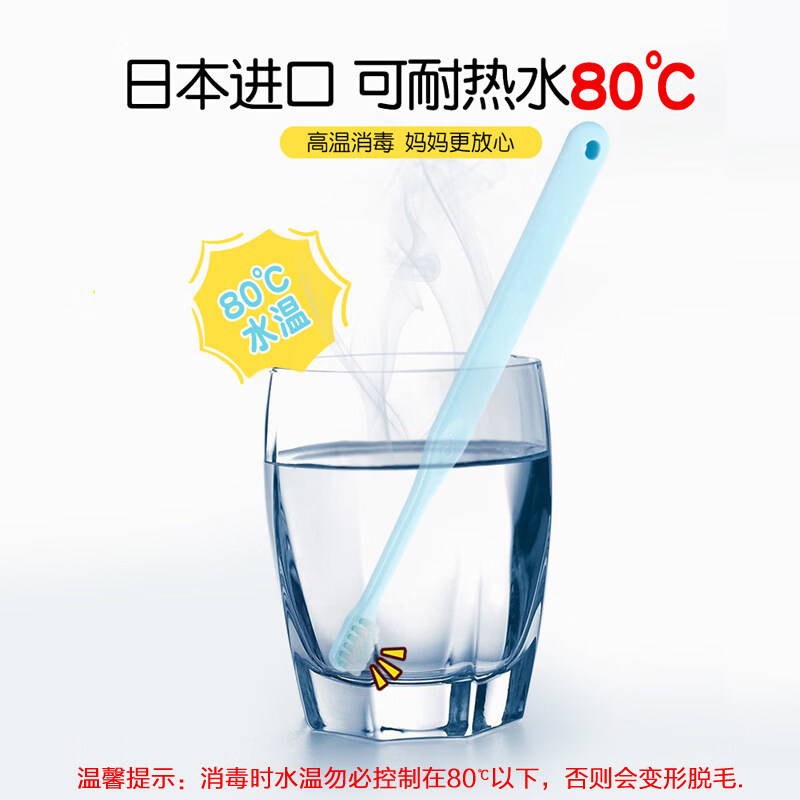Ci日本进口儿童牙刷软毛长柄小头1-6岁宝宝6到12岁换牙期专用中毛 Ci儿童牙刷 中毛32M 6-12岁 3支 【颜色随机或备注】
