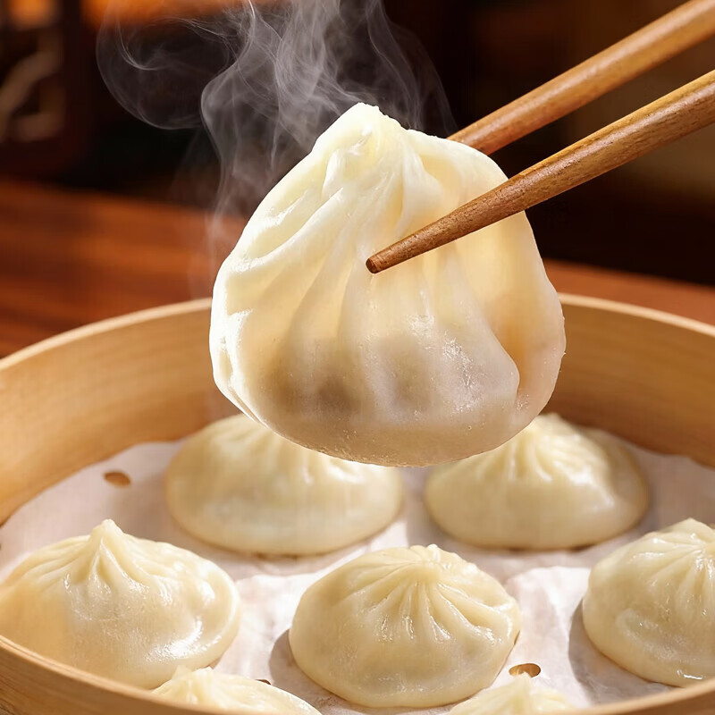 三全 灌汤小笼包子268g/袋 早餐半成品食品早点年货送礼猪肉口味冷链 灌汤小笼包268g×6袋