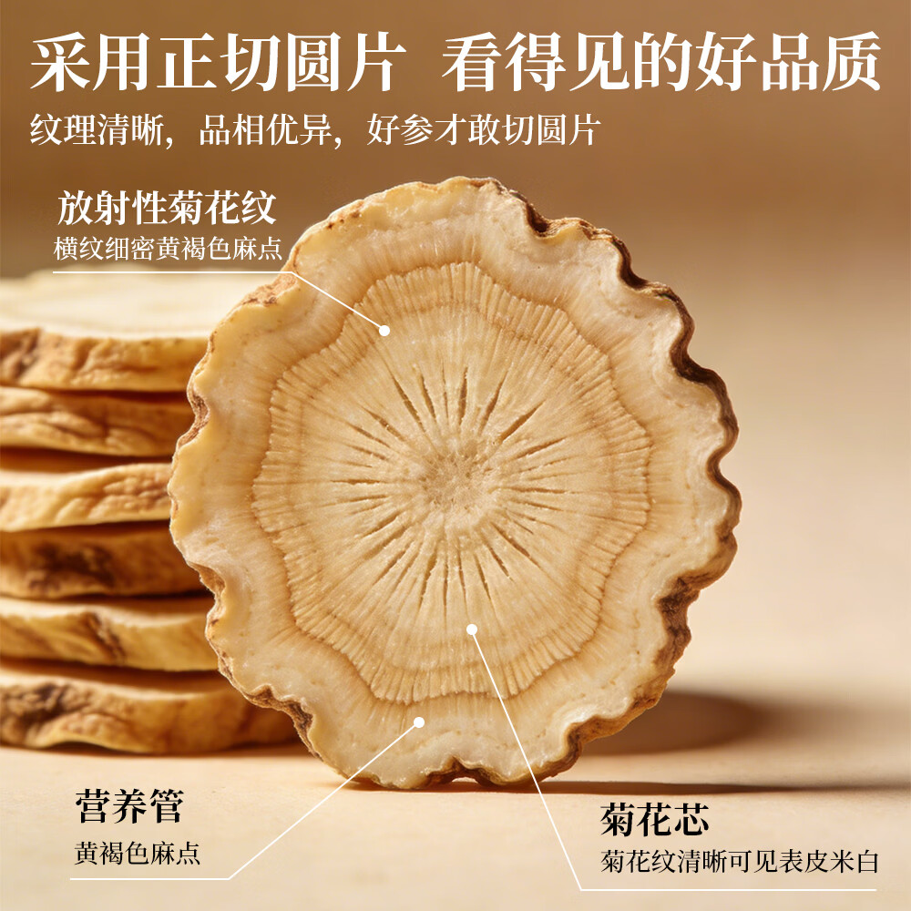 敖东正宗长白山1.2~1.4cm西洋参片节日礼物花旗参100g大片含片泡水 精选大片【1.2cm-1.4cm】 100g*1罐