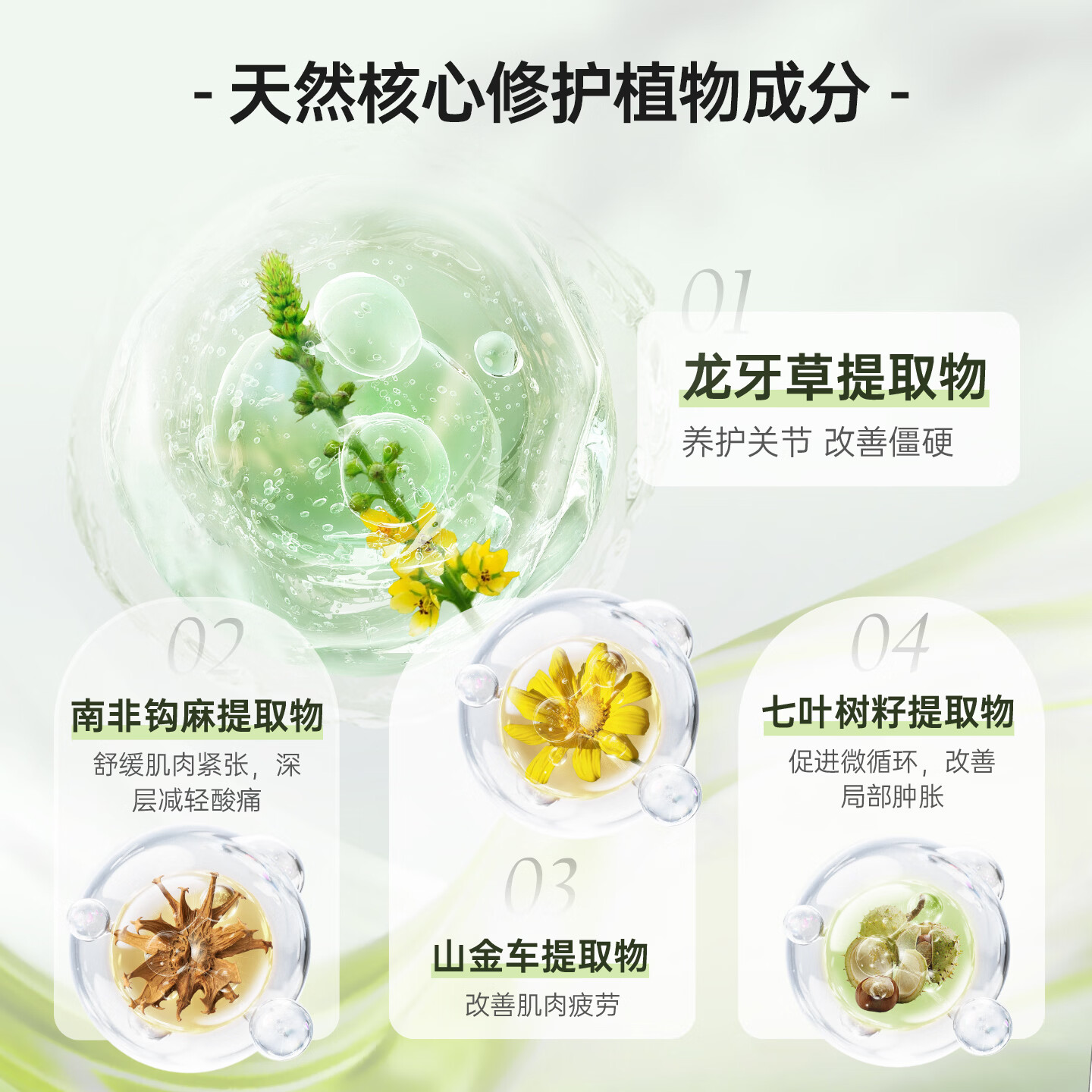 拉弗锐Ralflem德国进口运动热身按摩舒缓膏肩颈腰膝盖关节肌肉热敷凝胶 拉弗锐龙芽草舒体按摩凝胶 100mL * 1支