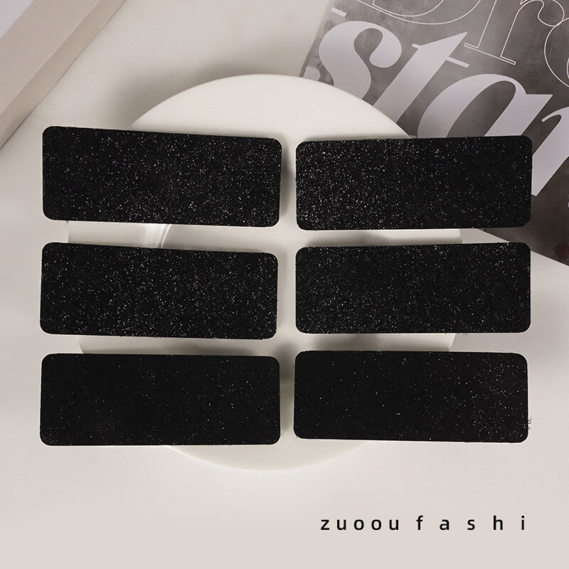 左歐(Zuoou)魔術(shù)貼頭發(fā)貼后腦勺碎發(fā)貼碎發(fā)整理神器魔法貼女瀏海貼頭飾粘發(fā)貼 長方6個