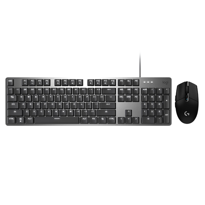 罗技（Logitech） K845机械键盘  游戏有线键盘  全尺寸办公家用背光电竞吃鸡英雄联盟 K845（红轴）+G304无线游戏鼠标