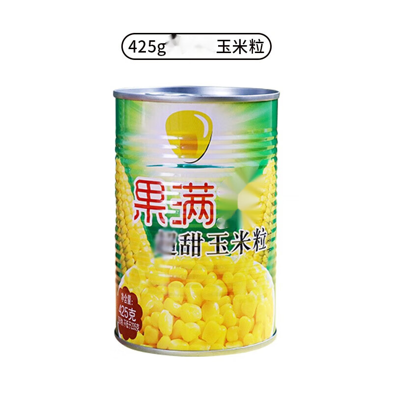 千畅安香甜嫩即食玉米粒罐头小罐 松仁寿司罐装玉米杯玉米 425g