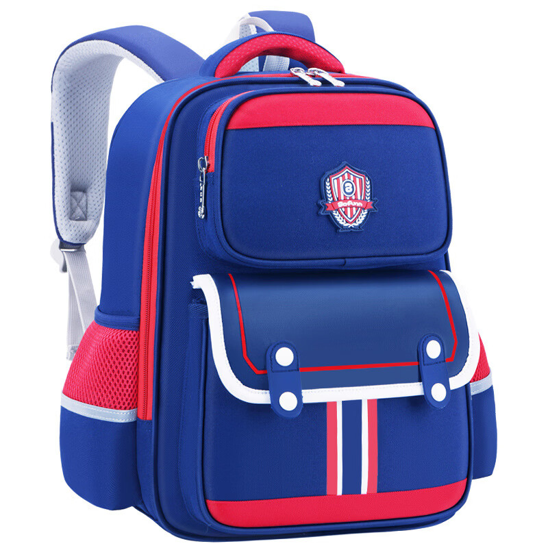 【厂家直发】2026新款书包小学生儿童双肩背包1-3年级6减负肩负学 红色-小号1-2年级