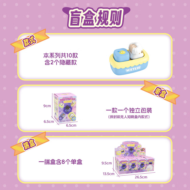 洛克星球喜羊羊与灰太狼创意解压键帽盲盒键盘周边小挂件六一儿童节礼物61 端盒【8盒不重复】-概率隐藏