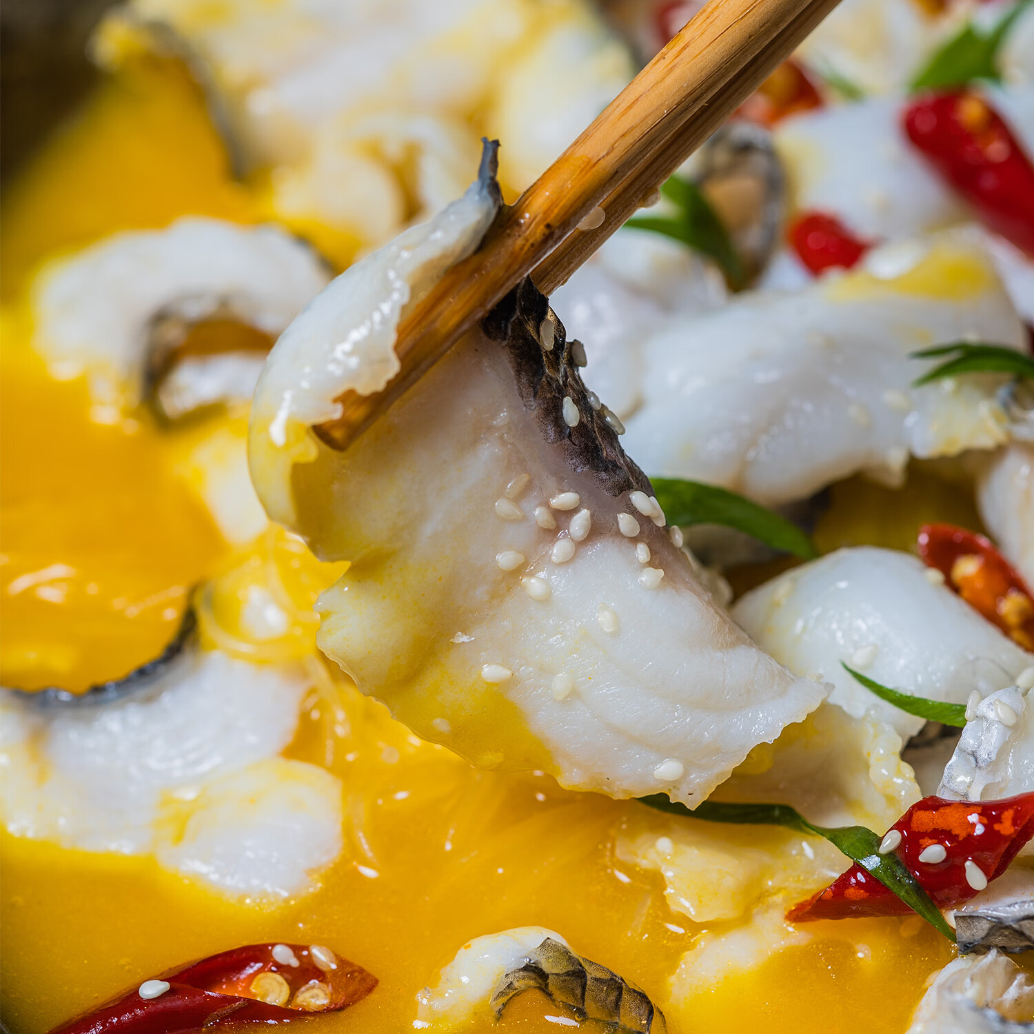 鱼想说金汤酸菜鱼430g黑鱼片无刺0添加免浆水煮鱼快手懒人菜半成品家用 金汤酸菜鱼2包【赠250g黑鱼片*2包】