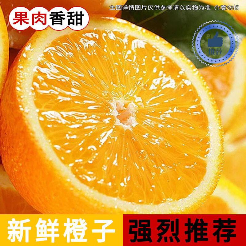 正宗橙子冰糖口感 净重4斤/50-65mm